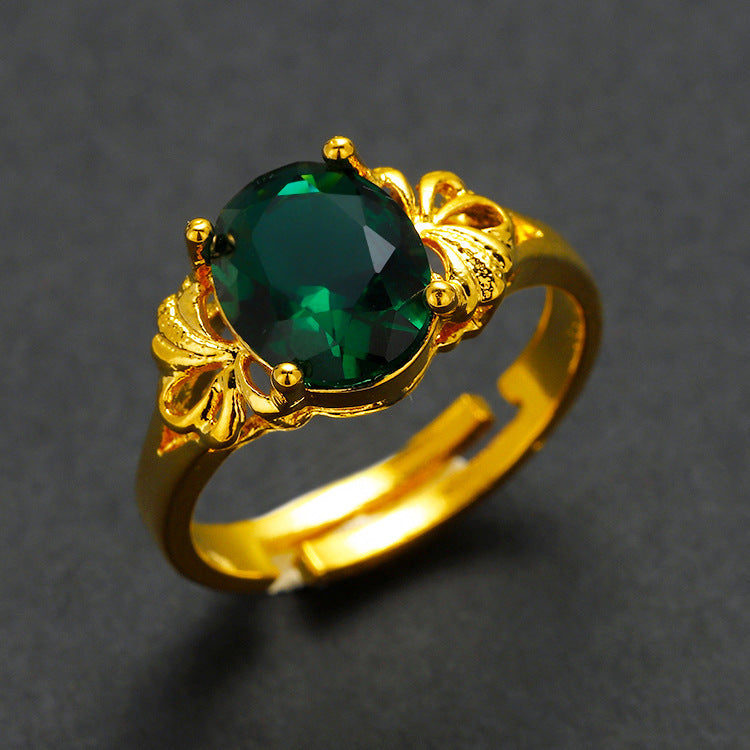 Niche High-end Affordable Luxury Ruby Ring