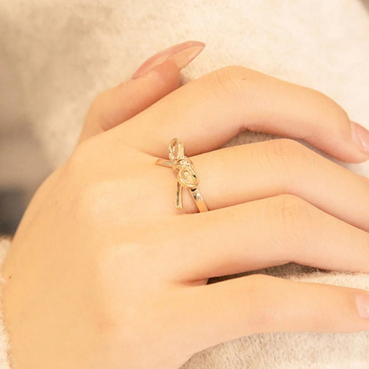 In-stock Bestseller Fashionable Personalized Bow-knot Ring