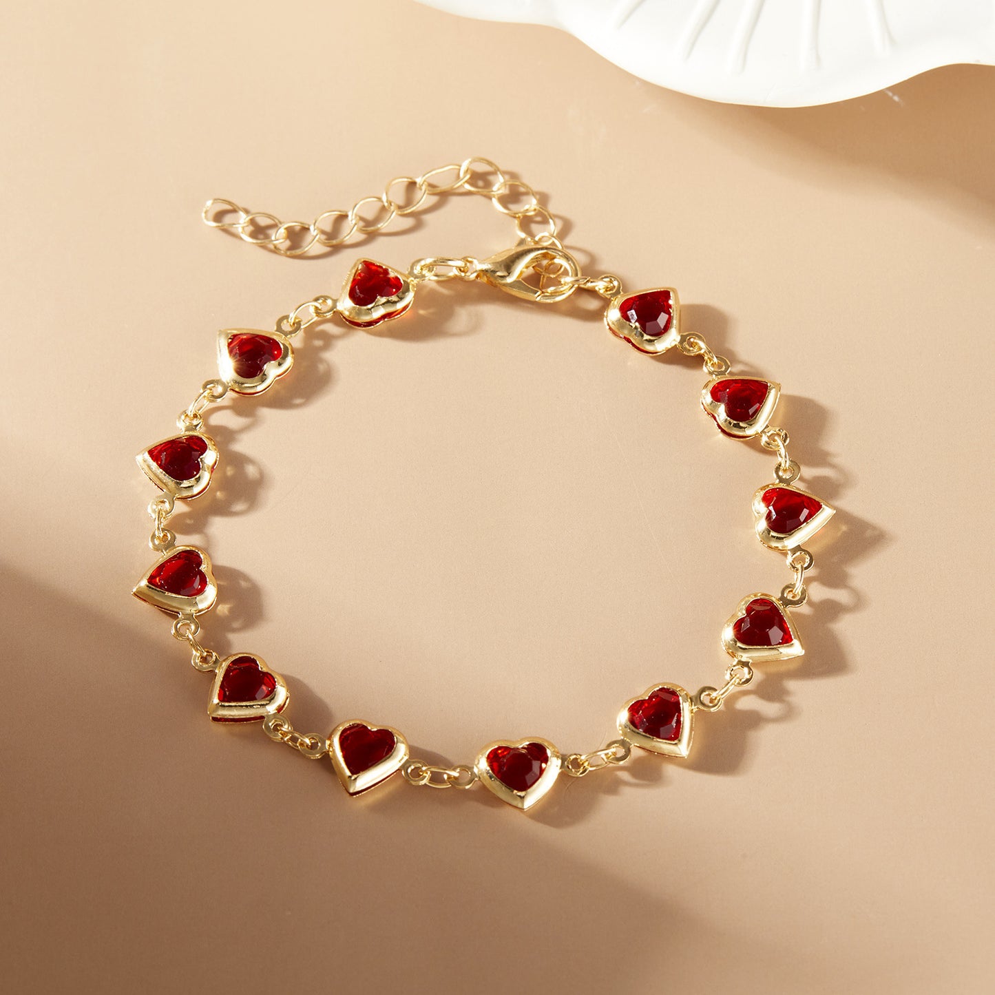 Loving-Heart Red Diamond Versatile Women's Bracelet