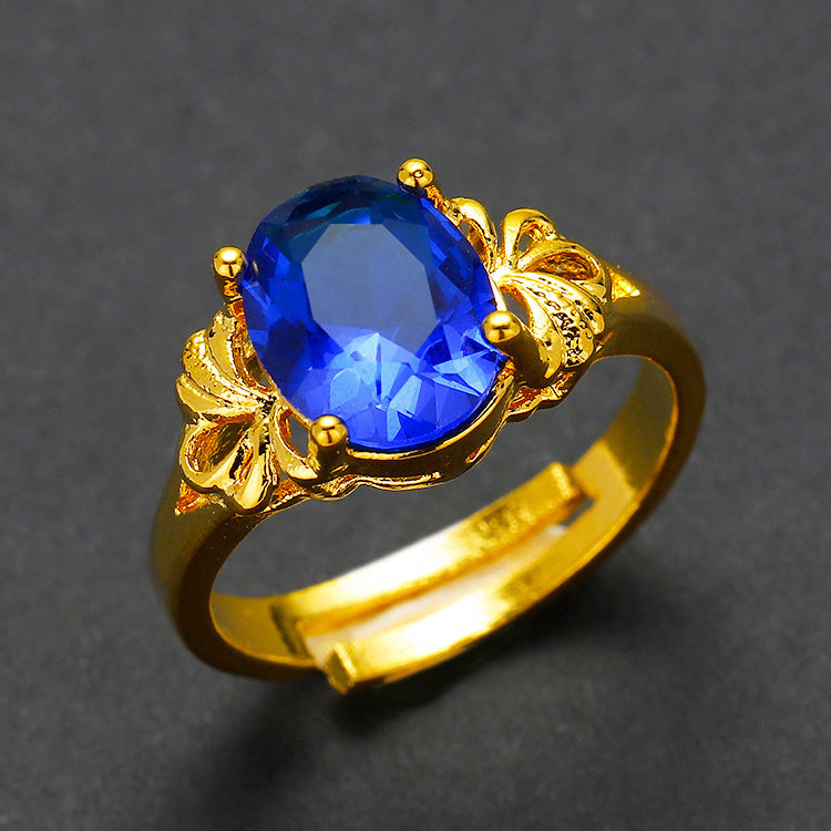 Niche High-end Affordable Luxury Ruby Ring