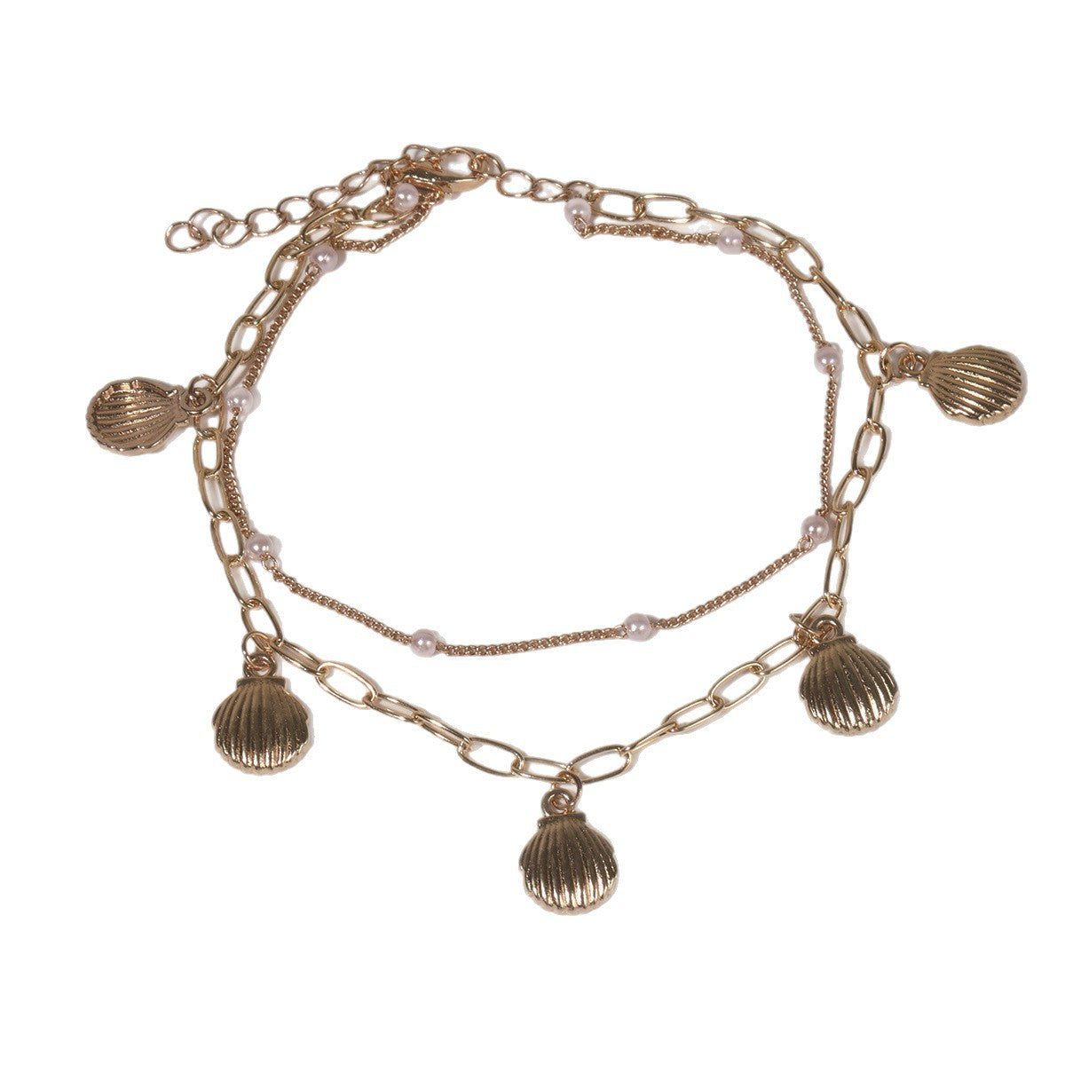 Starfish Shell Pendant Anklet For Women